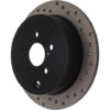 StopTech Drilled Rotor Rear Left - 08-14 WRX / 09-13 FXT / 13-16 FRS/BRZ - Image 2