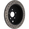 StopTech Drilled Rotor Rear Left - 08-14 WRX / 09-13 FXT / 13-16 FRS/BRZ - Image 3