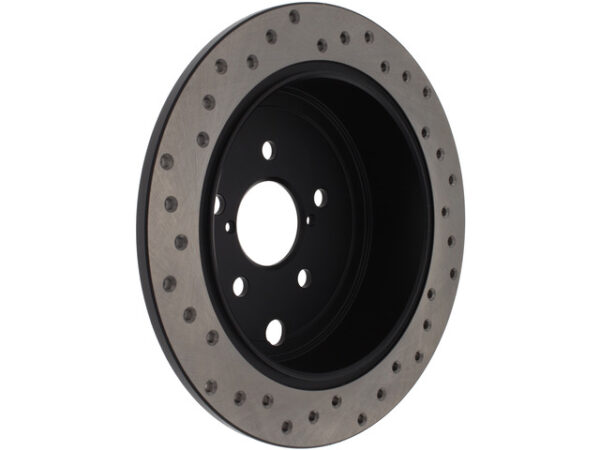 StopTech Drilled Rotor Rear Left - 08-14 WRX / 09-13 FXT / 13-16 FRS/BRZ - Image 3