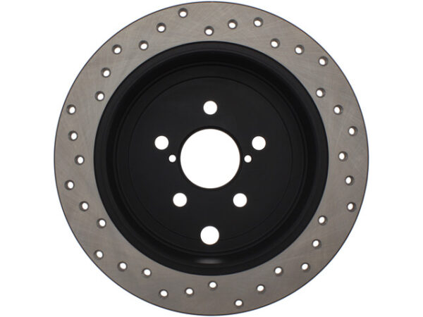 StopTech Drilled Rotor Rear Left - 08-14 WRX / 09-13 FXT / 13-16 FRS/BRZ - Image 4