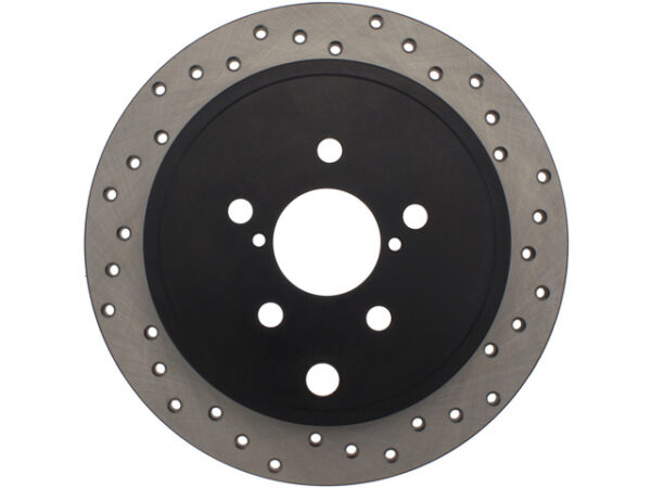 StopTech Drilled Rotor Rear Left - 08-14 WRX / 09-13 FXT / 13-16 FRS/BRZ