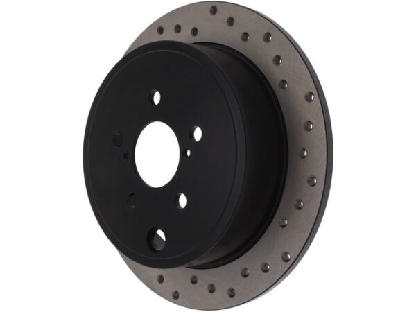 StopTech Drilled Rotor Rear Right - 08-14 WRX / 09-13 FXT / 13-16 FRS/BRZ - Image 2