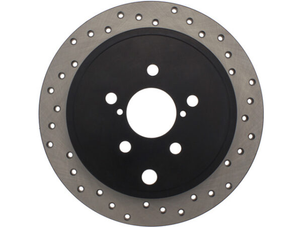StopTech Drilled Rotor Rear Right - 08-14 WRX / 09-13 FXT / 13-16 FRS/BRZ