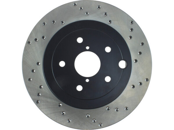 StopTech Drilled Rotor Rear Left - 08-17 STI