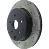StopTech Drilled Rotor Rear Right - 08-17 STI - Image 2