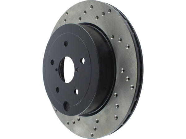 StopTech Drilled Rotor Rear Right - 08-17 STI - Image 2