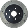 StopTech Drilled Rotor Rear Right - 08-17 STI