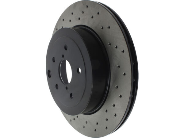 Centric Premium OE Style Cross-Drilled Rotor Single Rear - 18-21 STI - Image 2