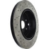 Centric Premium OE Style Cross-Drilled Rotor Single Rear - 18-21 STI - Image 3