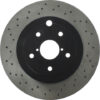 Centric Premium OE Style Cross-Drilled Rotor Single Rear - 18-21 STI
