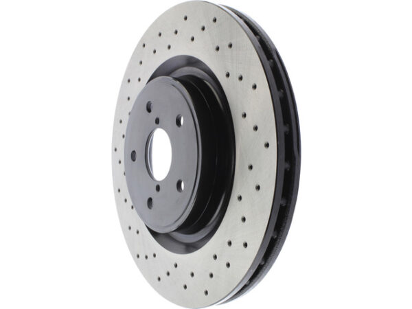 Centric Premium OE Style Cross-Drilled Rotor Single Front - 18-21 STI - Image 2