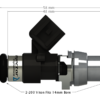 Injector Dynamics ID1050XDS Top-feed Conversion Fuel Injector Kit - 04-06 STI - Image 2